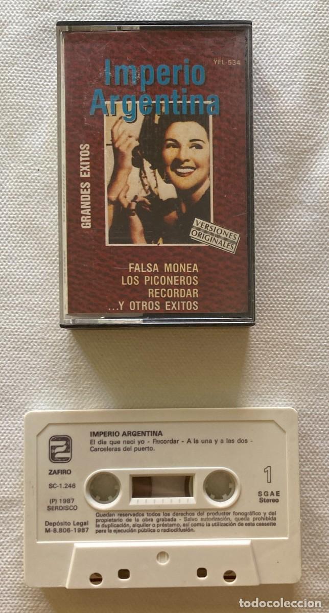 Casetes antiguos: IMPERIO ARGENTINA. GRANDES EXITOS (027CT) - Foto 1
