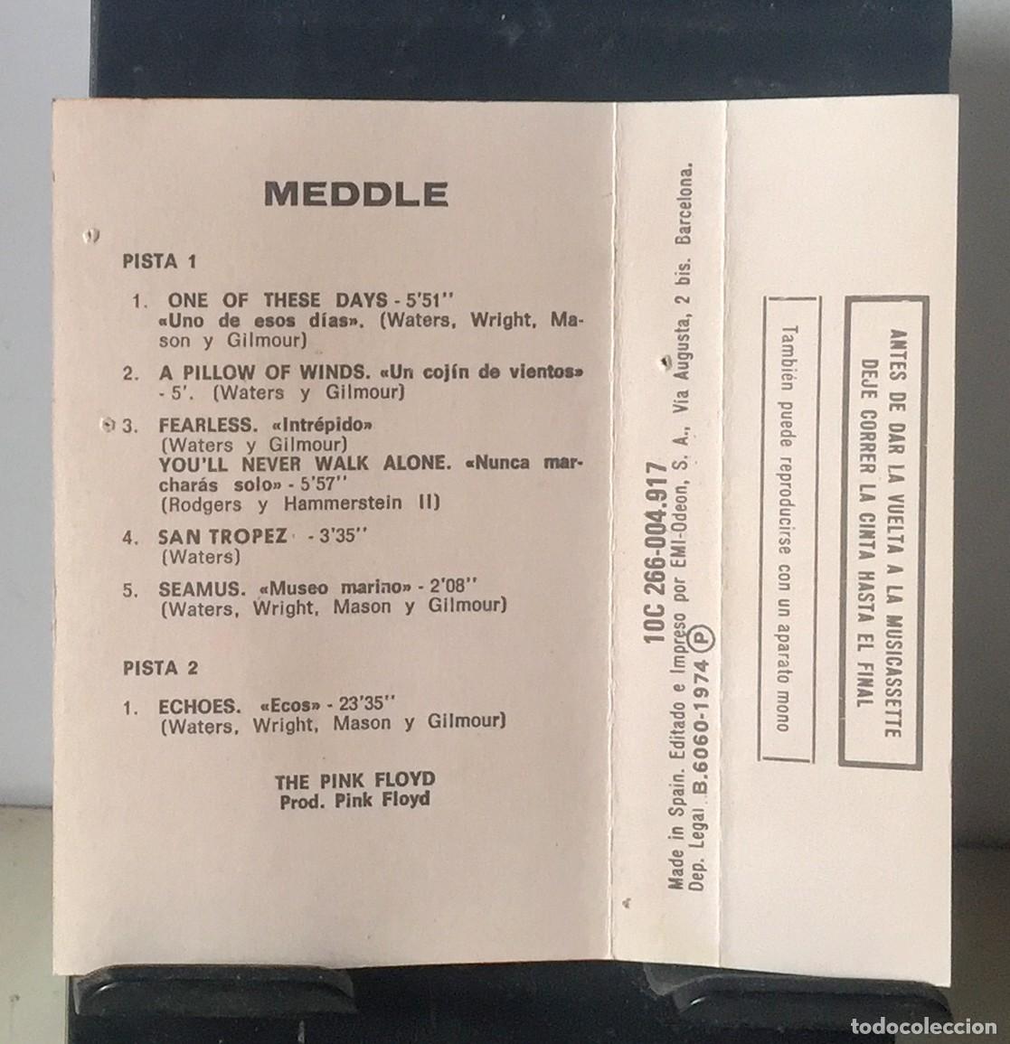 Casetes antiguos: Pink Floyd - Meddle - Cassette - Foto 3