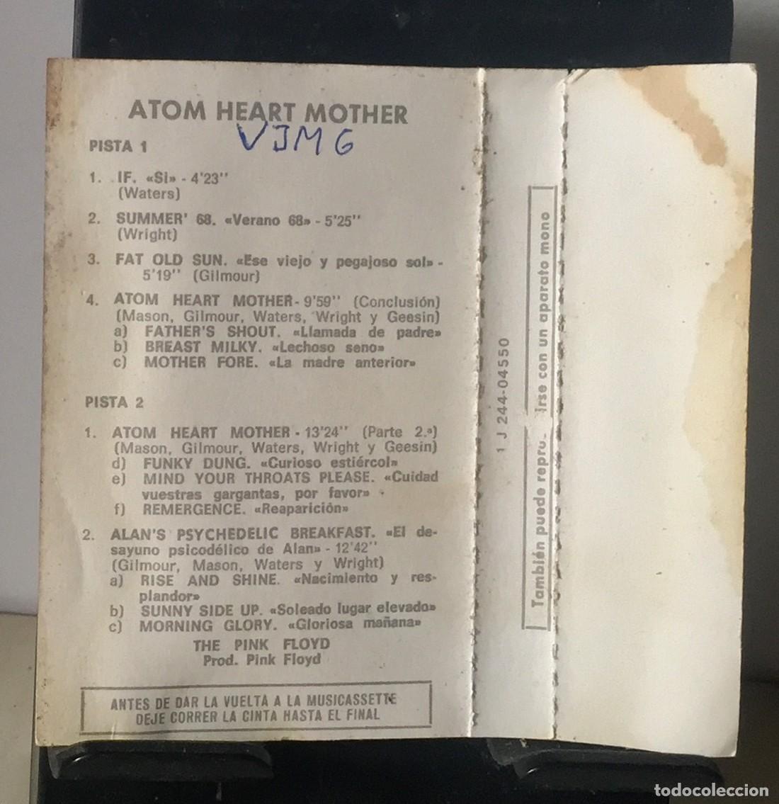 Casetes antiguos: Pink Floyd - Atom Heart Mother - Cassette - Foto 3