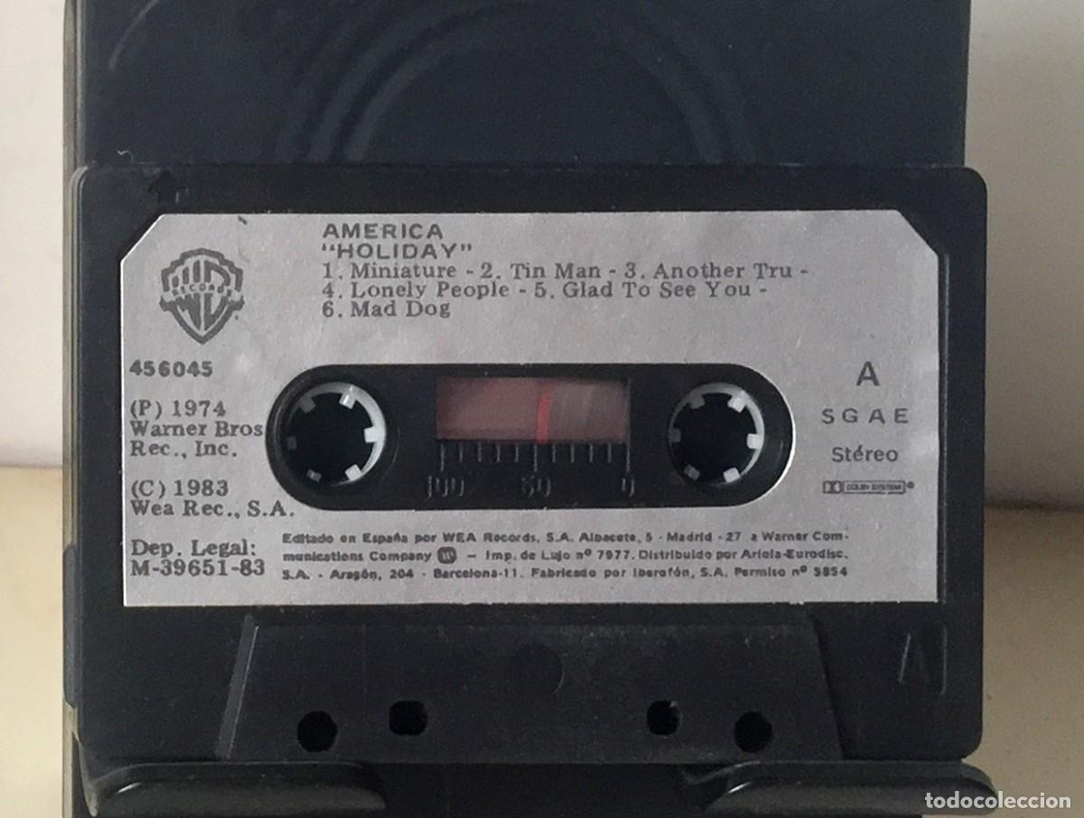 Casetes antiguos: America - Holiday - Cassette - Foto 5