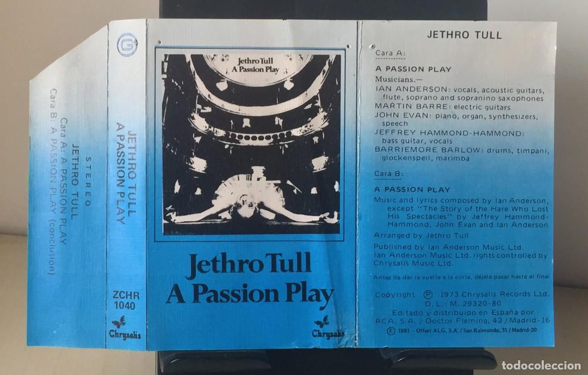 Casetes antiguos: Jethro Tull - A Passion Play - Cassette - Foto 3