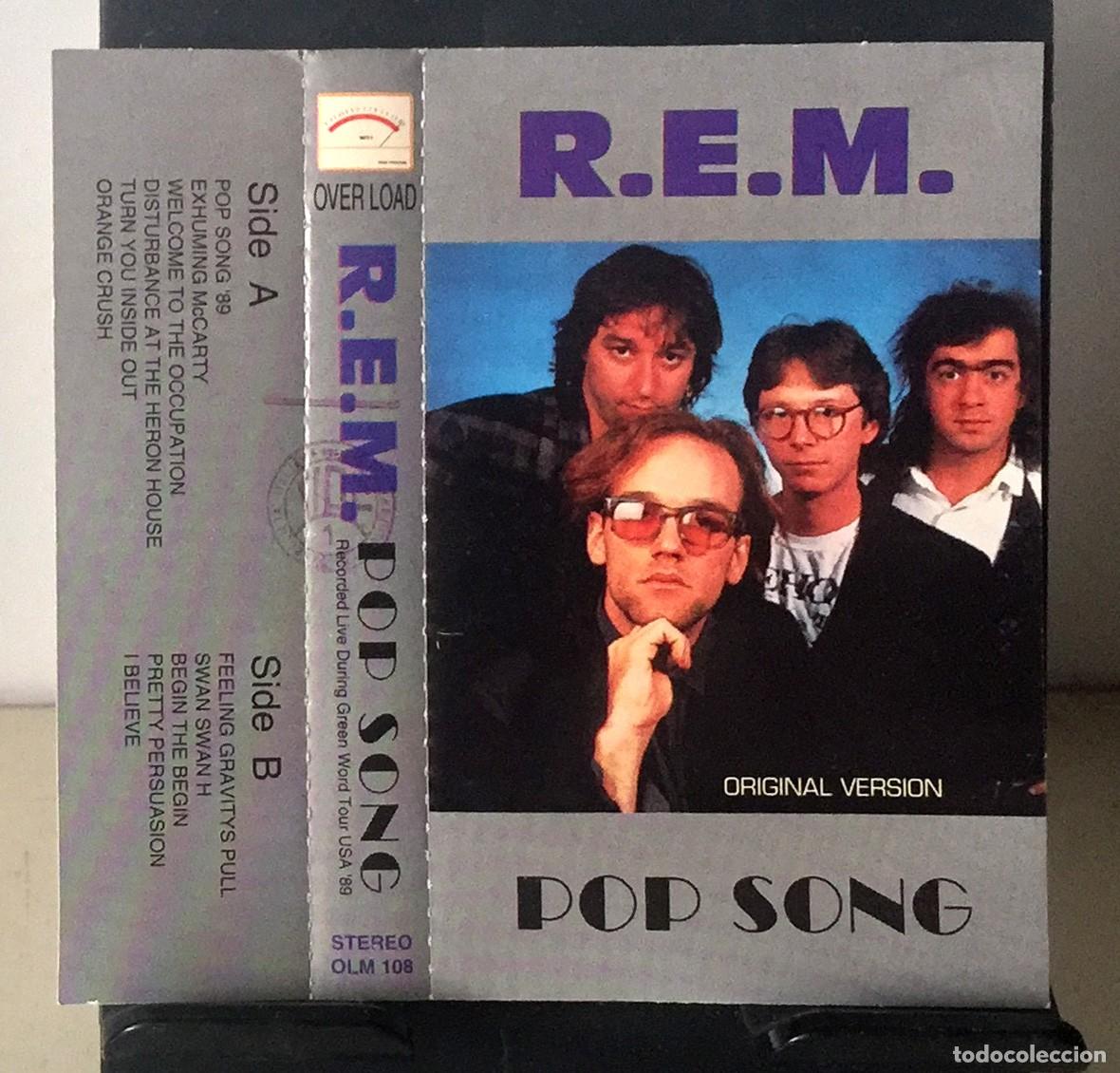 Casetes antiguos: R. E. M. - Pop Song (Live) - Cassette - Foto 4