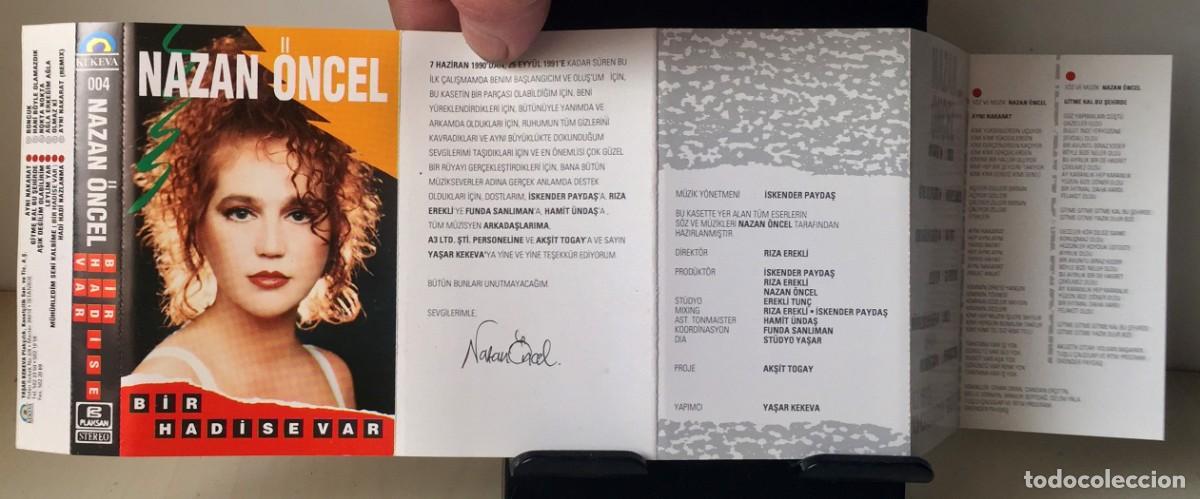 Casetes antiguos: Nazan &Ouml;ncel - Bir Hadisevar - Cassette - Foto 3
