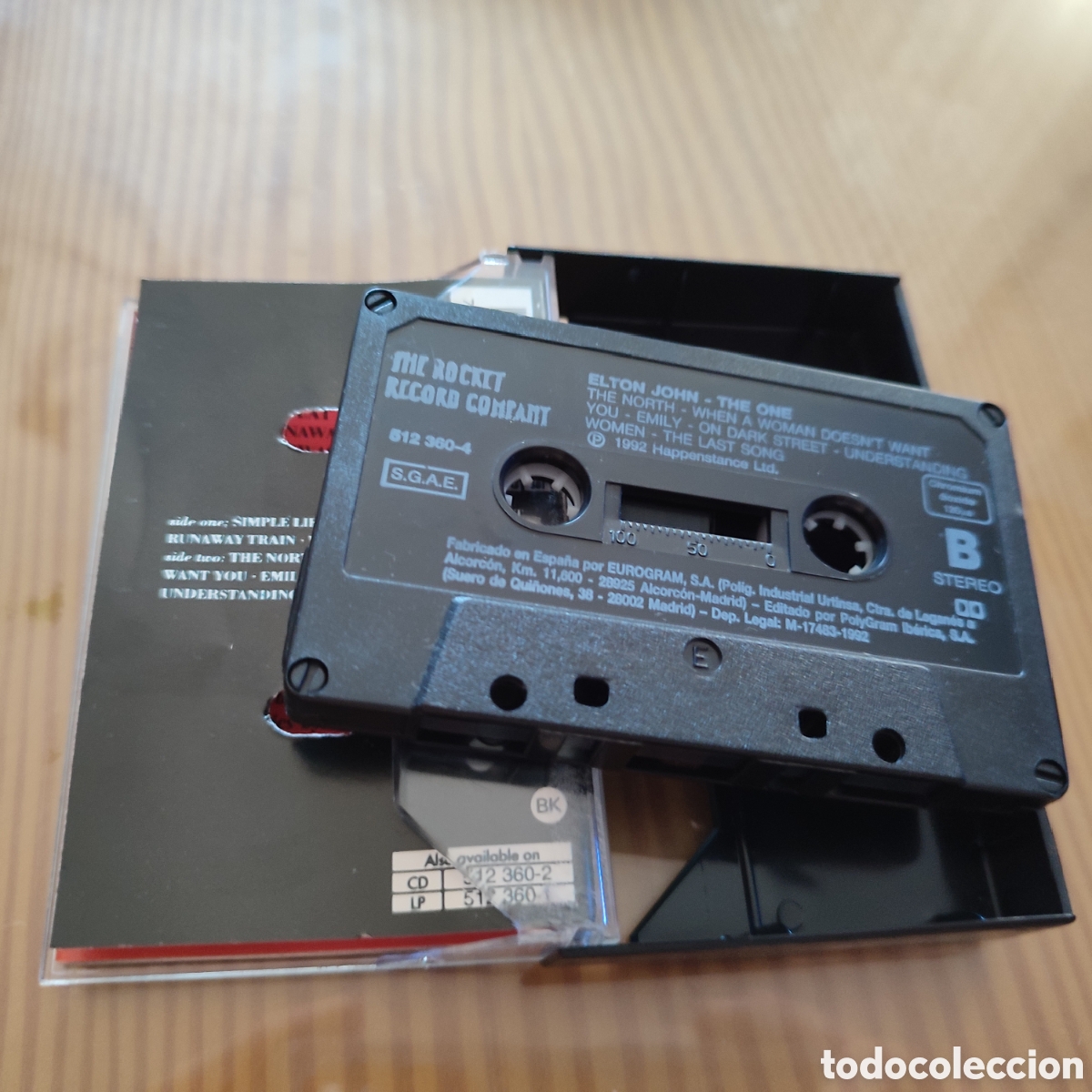 Casetes antiguos: Cinta de cassette de Elton John &rdquo; The One&rdquo; ,como nuevo - Foto 4