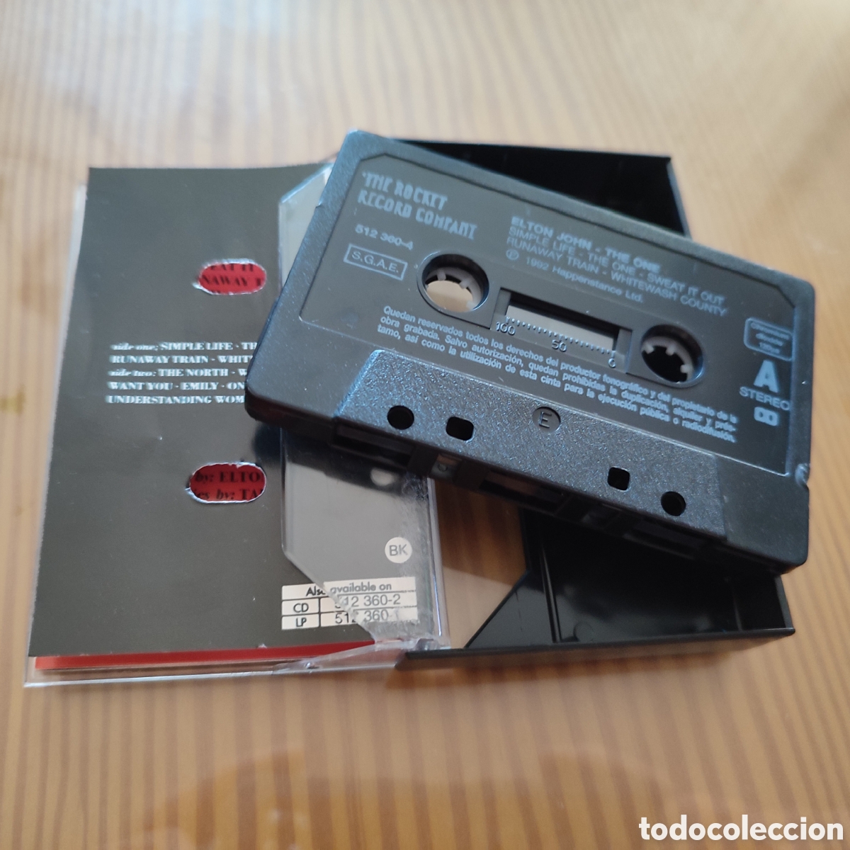 Casetes antiguos: Cinta de cassette de Elton John &rdquo; The One&rdquo; ,como nuevo - Foto 5