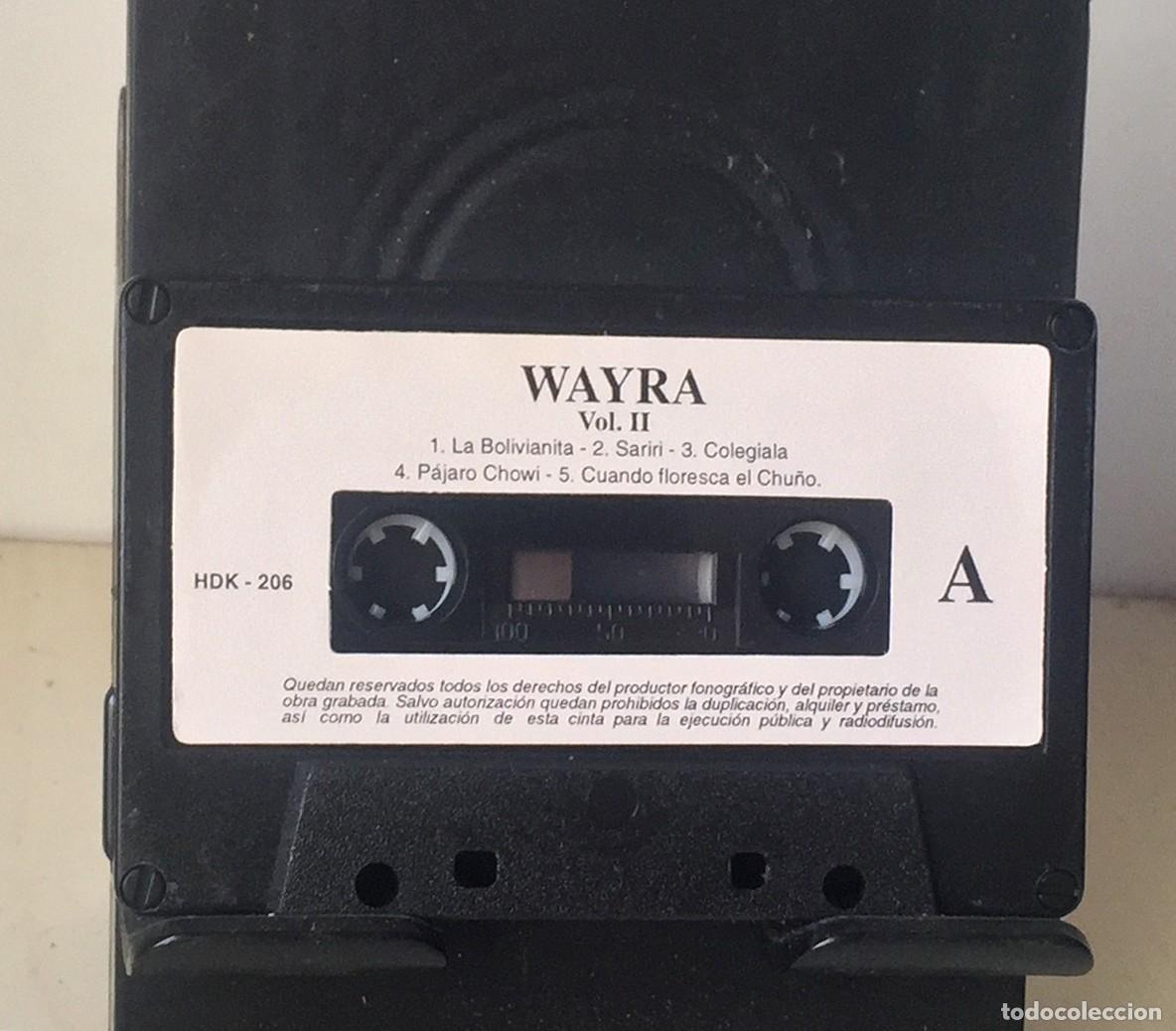 Casetes antiguos: Wayra Vol II - Folklore de Los Andes - Cassette - Foto 4