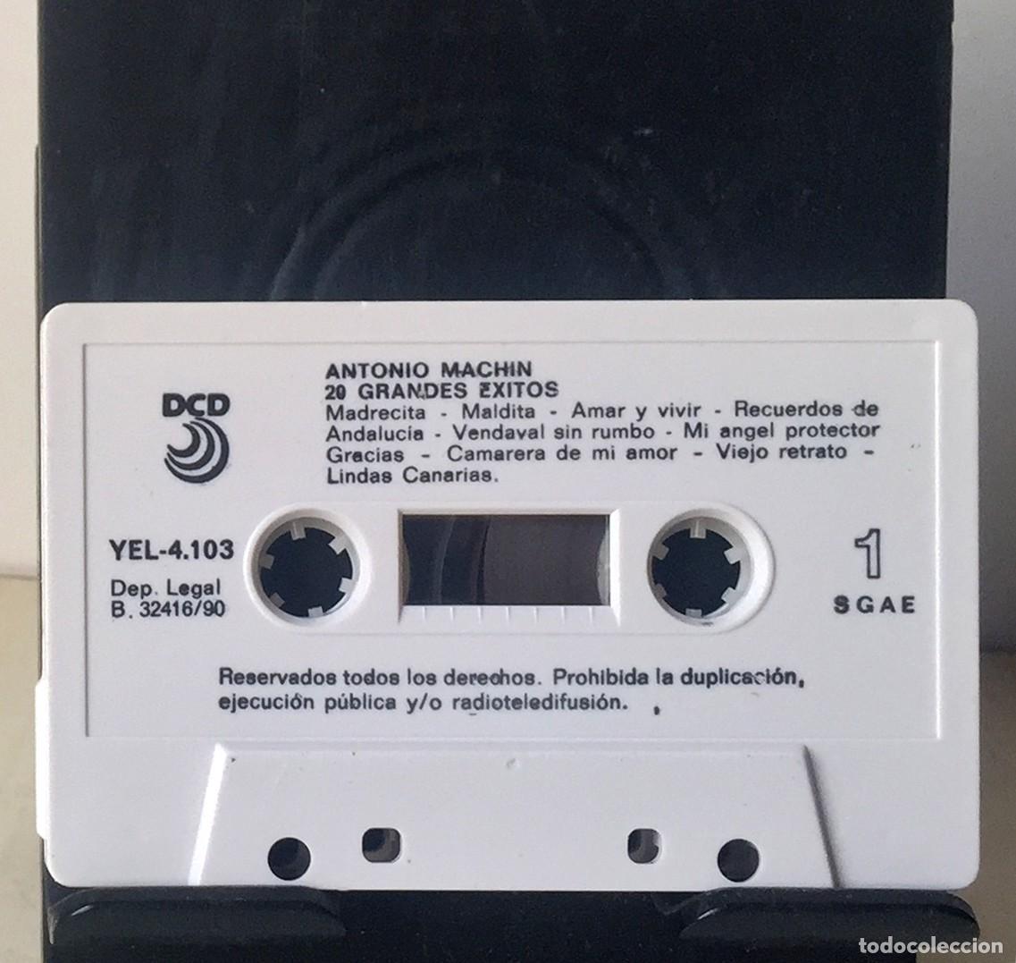 Casetes antiguos: Antonio Mach&iacute;n - 20 Grandes &Eacute;xitos - Cassette - Foto 4