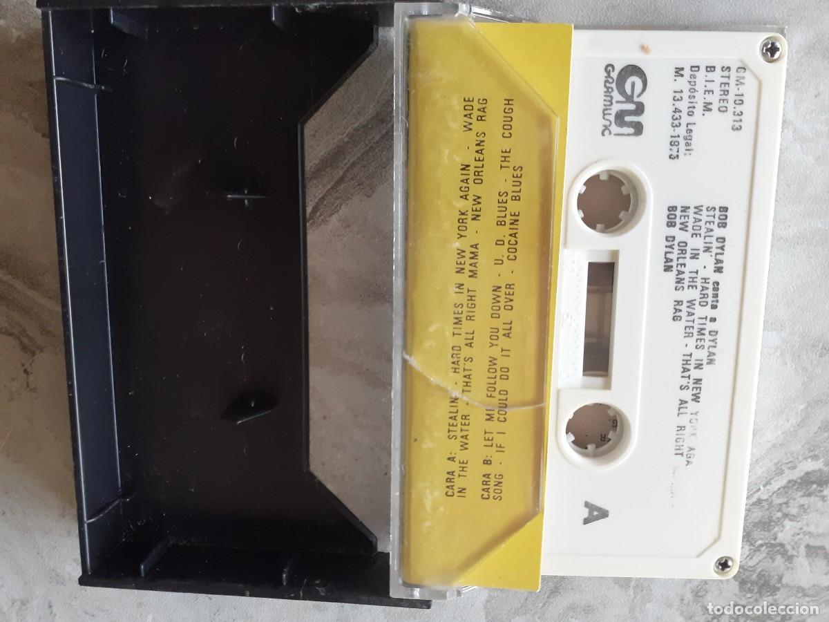 Casetes antiguos: Cinta casete Bob Dylan canta a Dylan - Gramusic 1976 - Foto 2