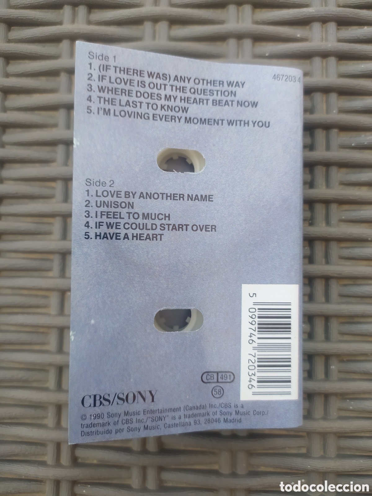 Casetes antiguos: Cass Celine Dion - Foto 2