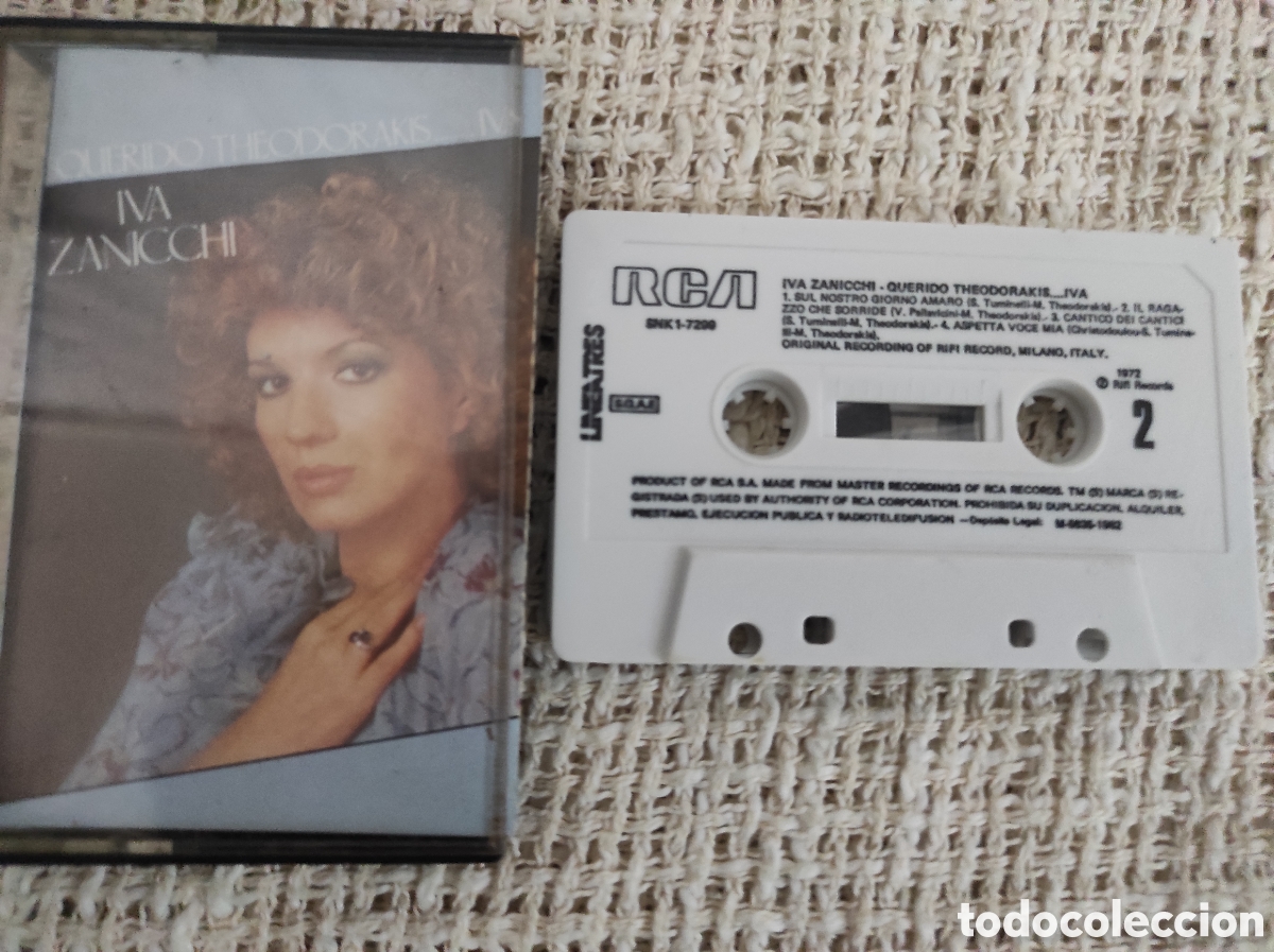 Casetes antiguos: CASETE - IVA ZANICCHI - QUERIDO THEODORAKIS - Foto 1