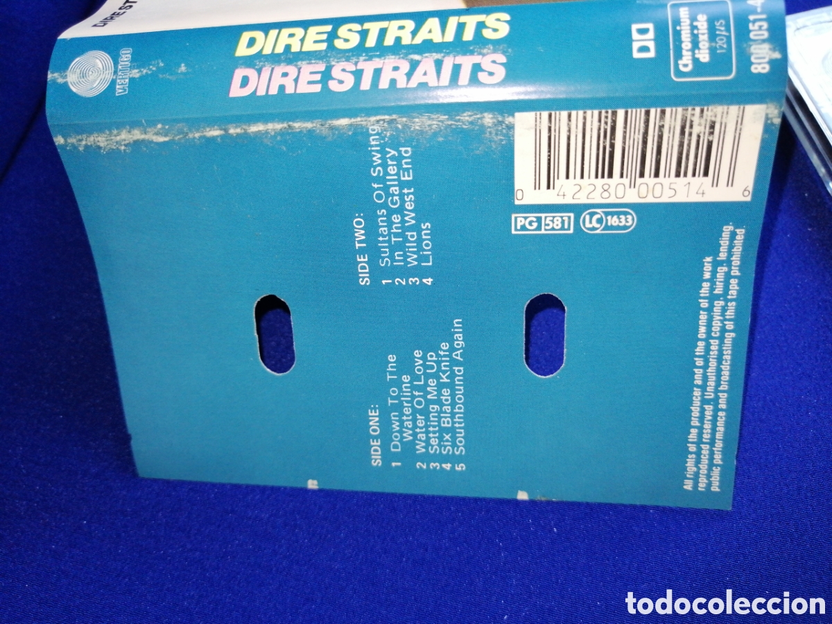 Casetes antiguos: DIRE STRAITS - DIRE STRAITS. - Foto 3