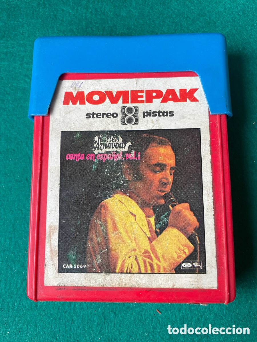 Casetes antiguos: CHARLES AZNAVOUR 8 pistas - Foto 1