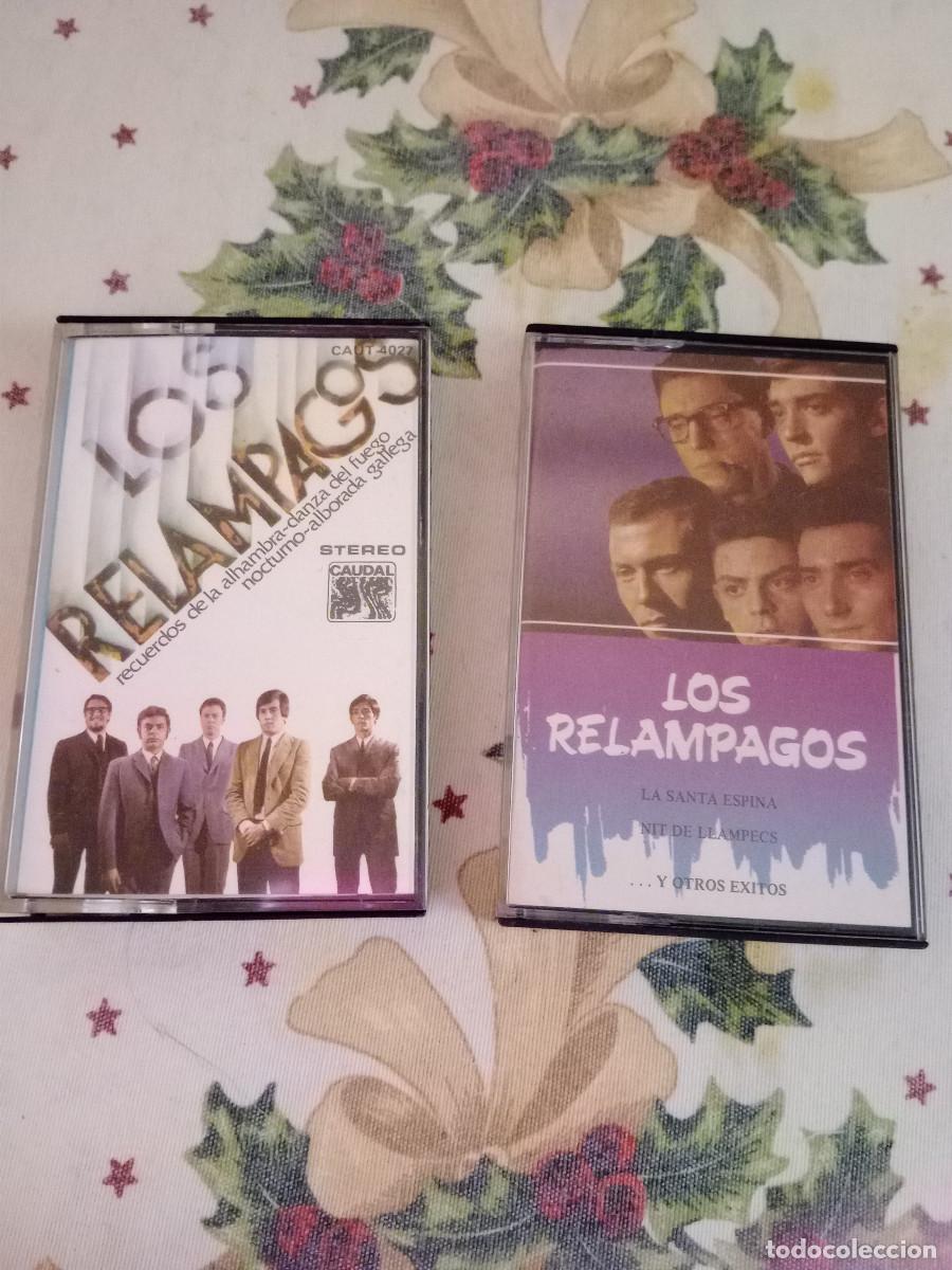 Casetes antiguos: lote LOS RELAMPAGOS 2 CASETT / - Foto 1