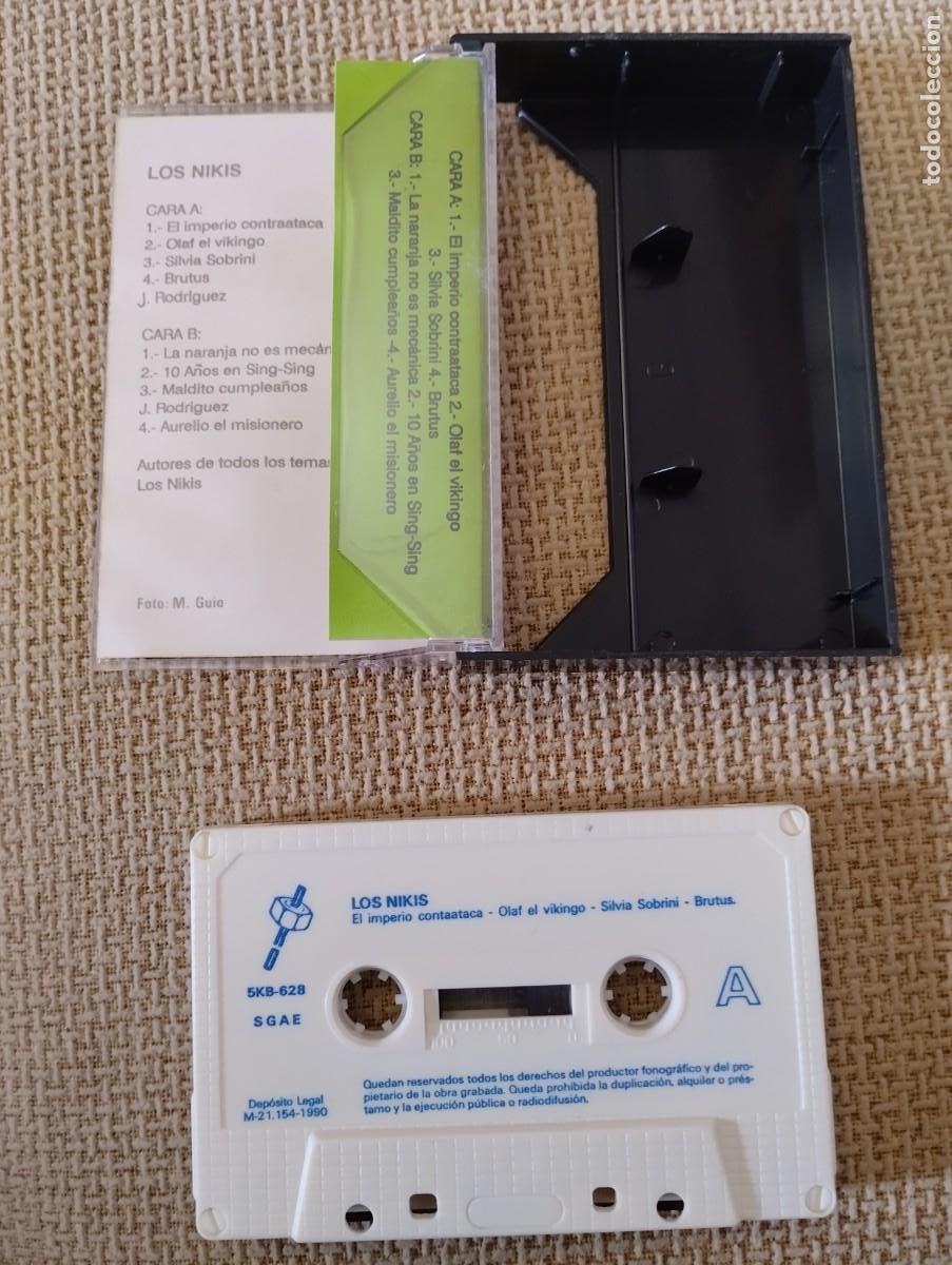 Casetes antiguos: Cinta Cassette Los Nikis - Foto 3