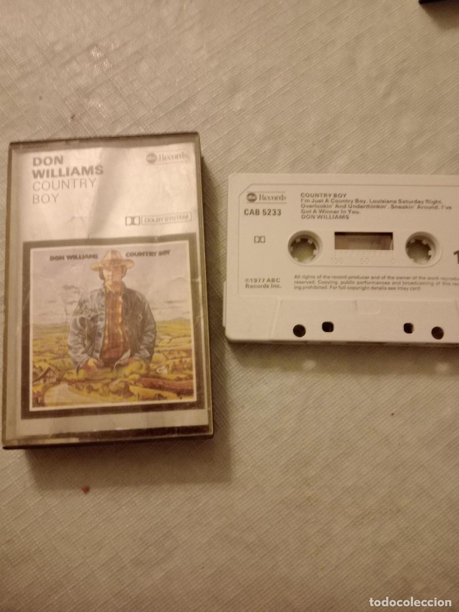 Casetes antiguos: DON WILLIAMS / COUNTRY BOY/ CASETT - Foto 1
