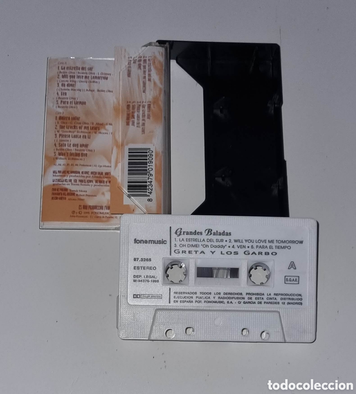 Casetes antiguos: GRETA Y LOS GARBO / CASSETTE / GRANDES &Eacute;XITOS - Foto 2