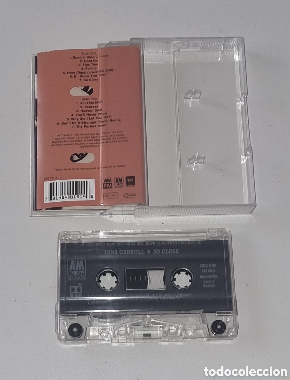 Casetes antiguos: DINA CARROLL / CASSETTE / SO CLOSE - Foto 2