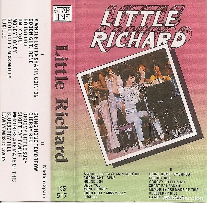 Casetes antiguos: LITTLE RICHARD - EXITOS (CASETE, STAR LINE 1984) - Foto 1