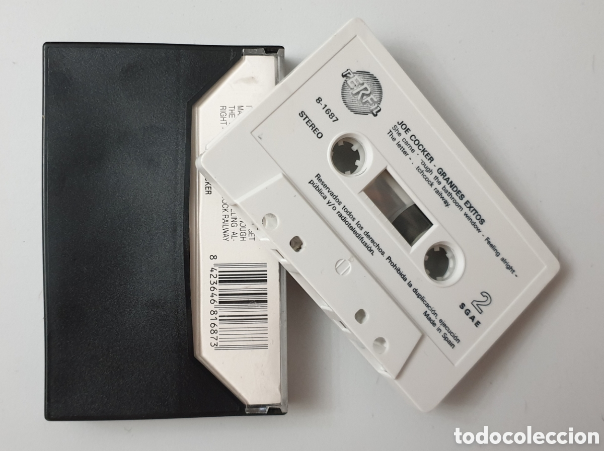 Casetes antiguos: CASSETTE JOE COCKER - Grandes &Eacute;xitos (Espa&ntilde;a - Perfil - 1993) - Foto 2