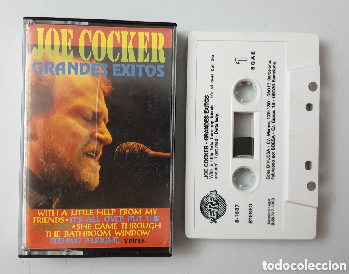 Casetes antiguos: CASSETTE JOE COCKER - Grandes &Eacute;xitos (Espa&ntilde;a - Perfil - 1993) - Foto 1