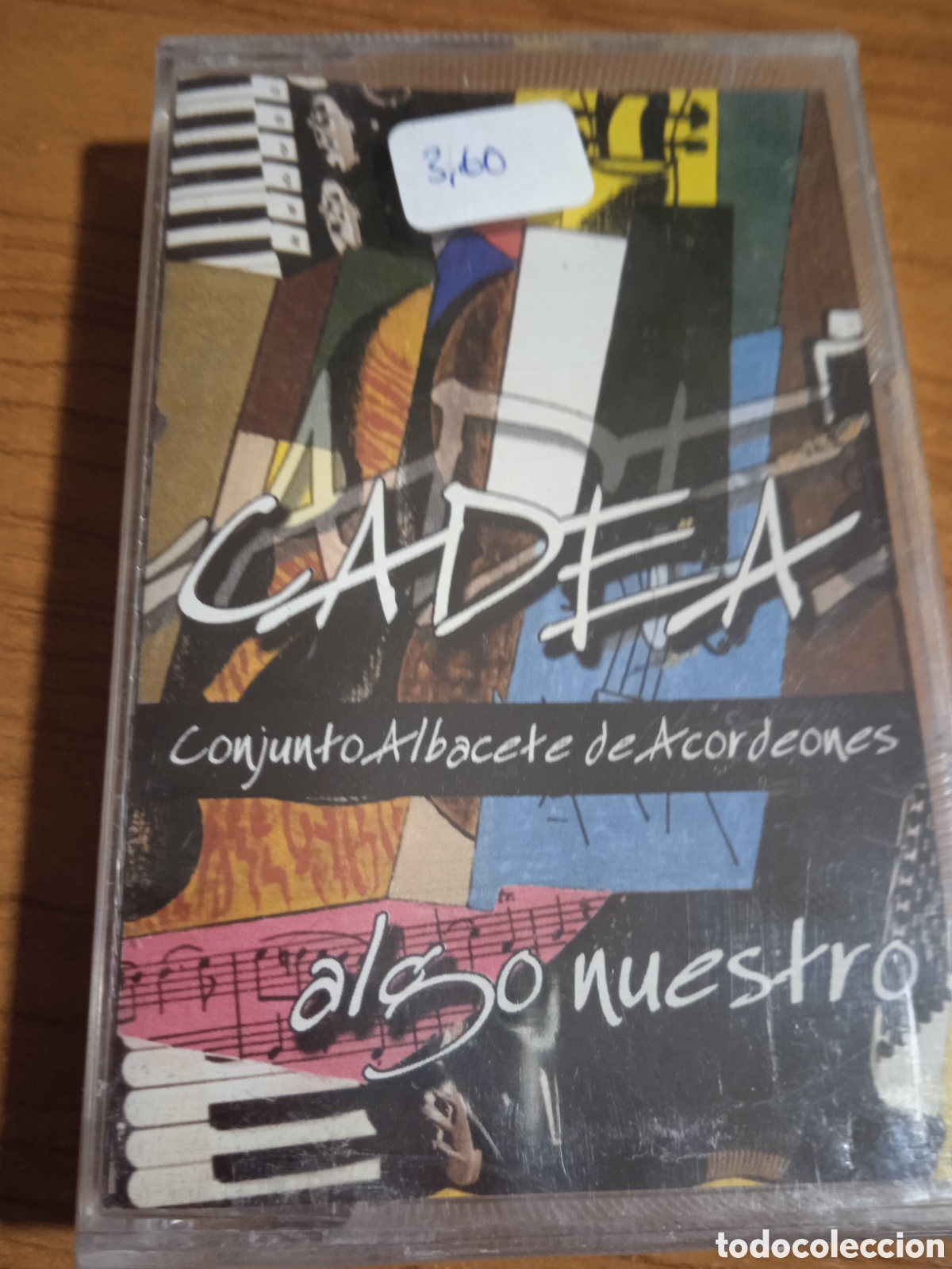 Casetes antiguos: Cadena - algo nuestro. Acordeon - Foto 1