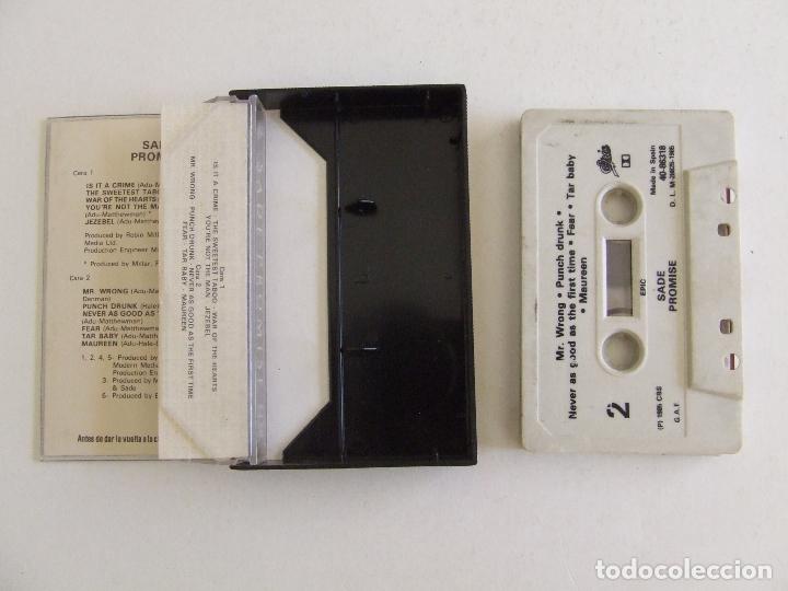 Casetes antiguos: CINTA CASETE SADE PROMISE INCLUDING TWO EXTRA TRACKS - Foto 2