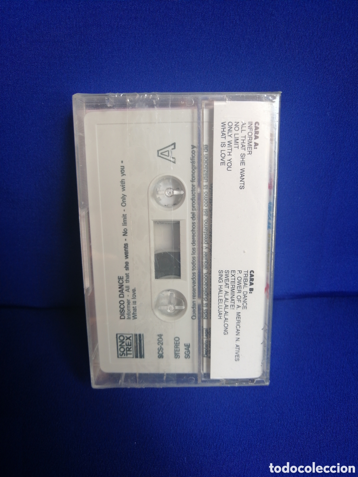 Casetes antiguos: DISCO DANCE INTERNATIONAL LIST - Foto 2