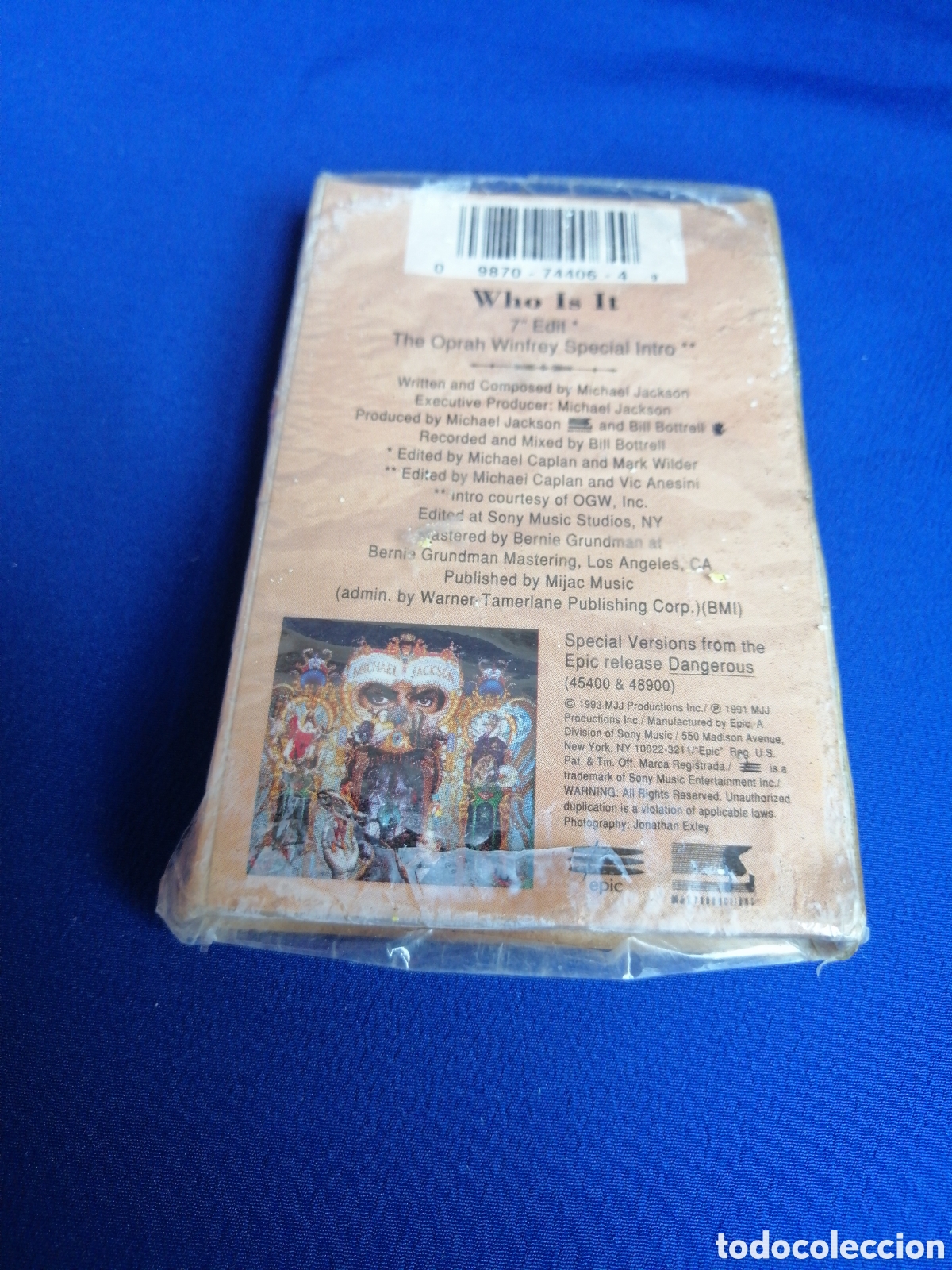 Casetes antiguos: MICHAEL JACKSON - WHO IS IT (DIFICIL DE CONSEGUIR) - Foto 2