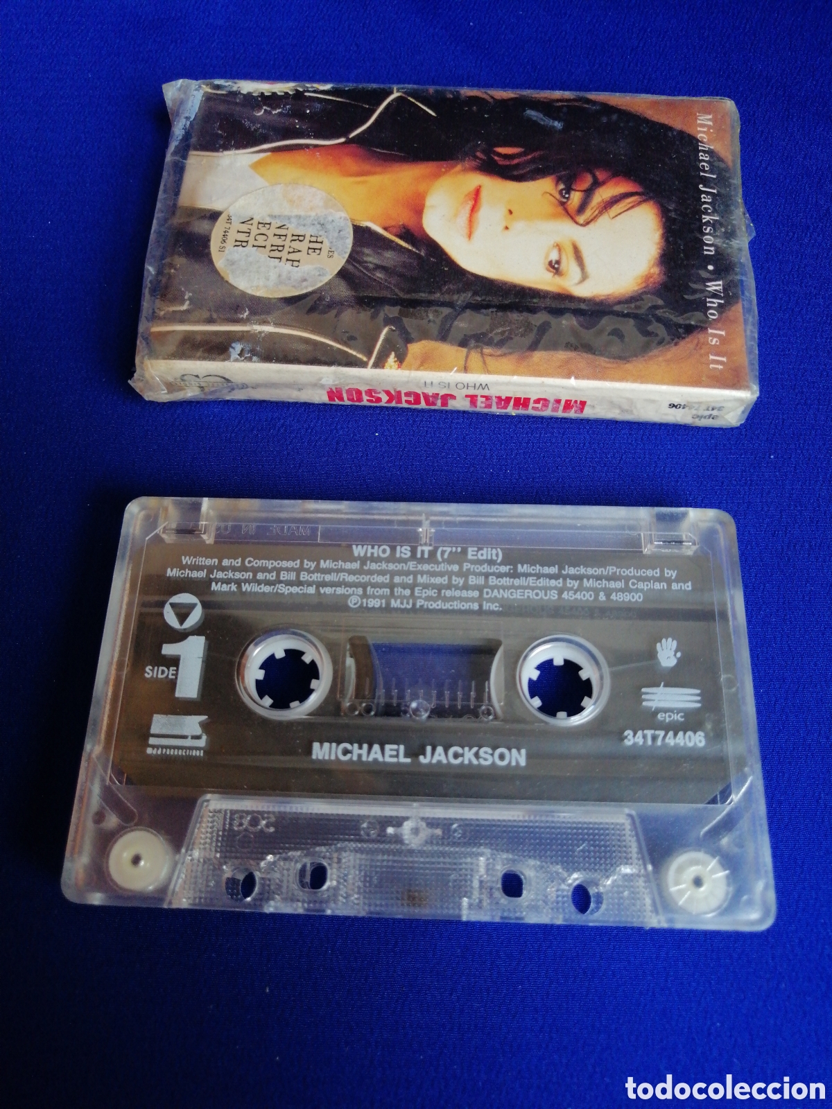 Casetes antiguos: MICHAEL JACKSON - WHO IS IT (DIFICIL DE CONSEGUIR) - Foto 6