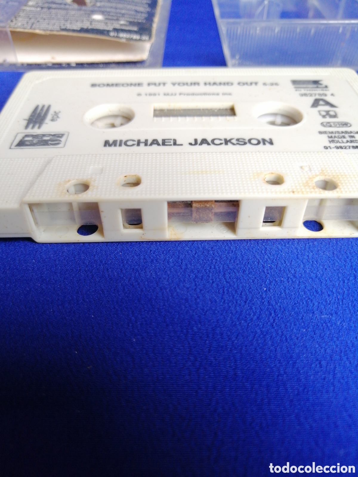 Casetes antiguos: MICHAEL JACKSON - PEPSI - SOMEONE PUT YOUR HAND OUT - Foto 3
