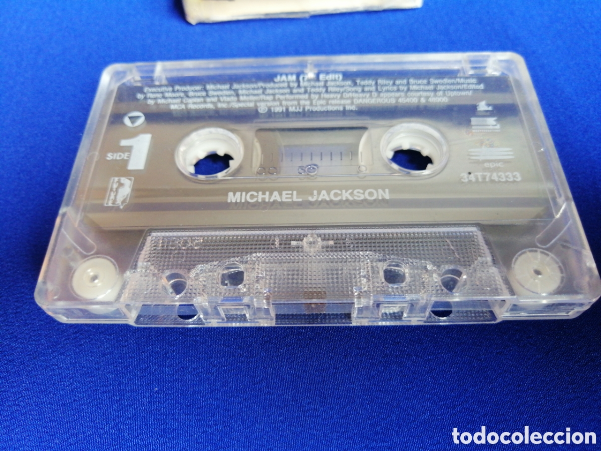 Casetes antiguos: MICHAEL JACKSON - JAM a&ntilde;o 1979 (dif&iacute;cil de conseguir) - Foto 4