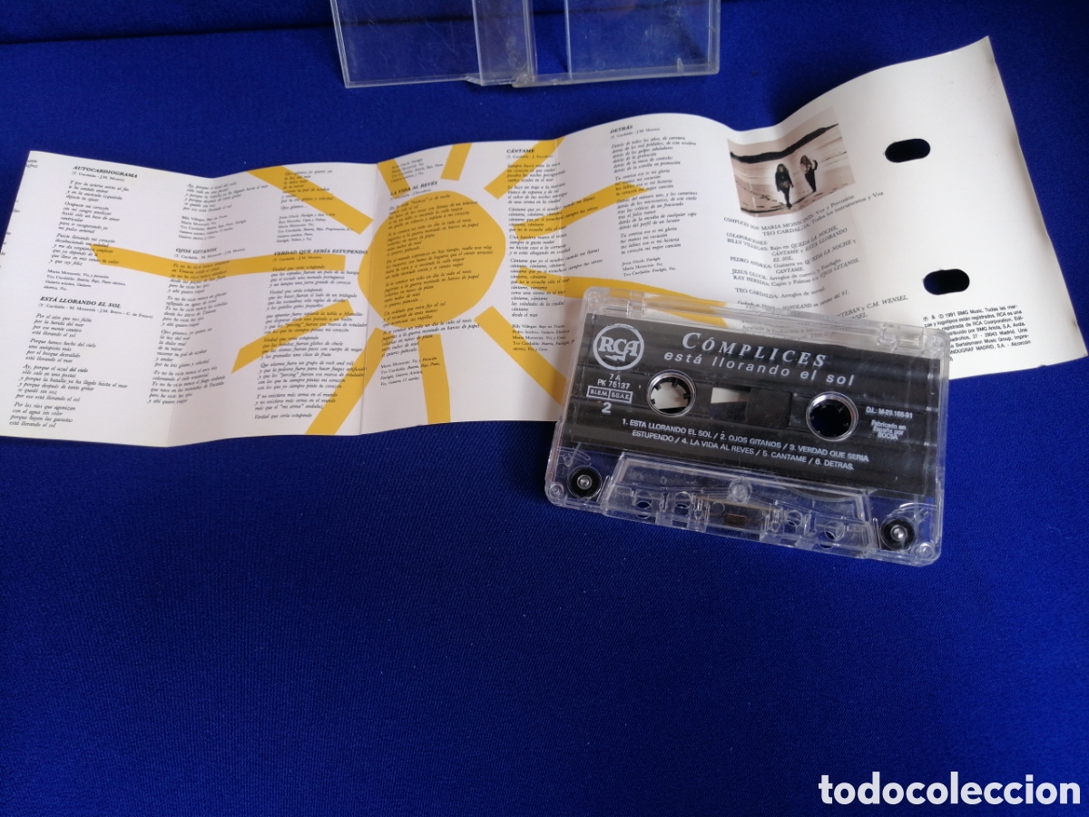 Casetes antiguos: C&Oacute;MPLICES ESTA LLORANDO EL SOL - Foto 2