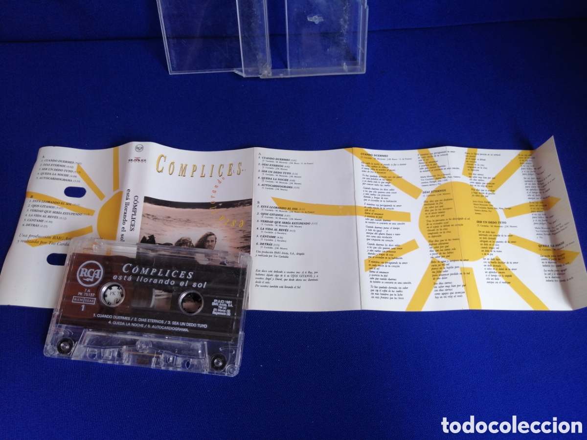 Casetes antiguos: C&Oacute;MPLICES ESTA LLORANDO EL SOL - Foto 3