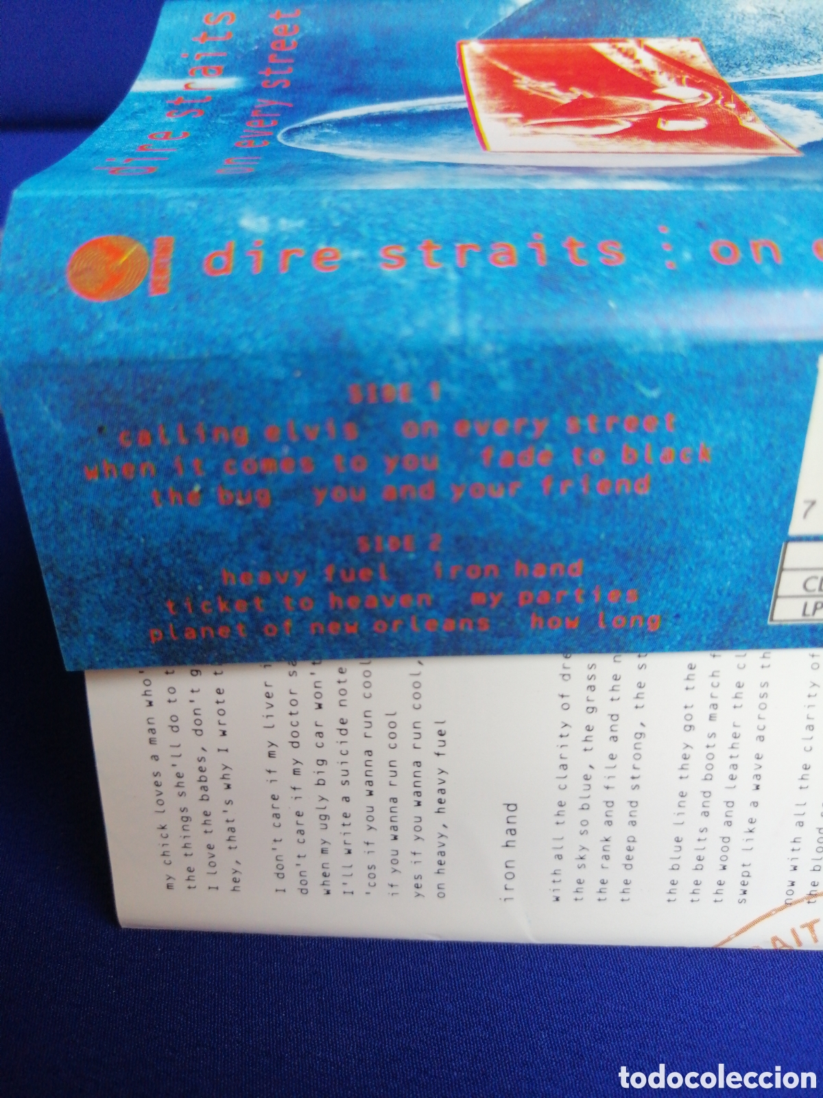 Casetes antiguos: DIRE STRAITS - ON EVERY STREET - Foto 5