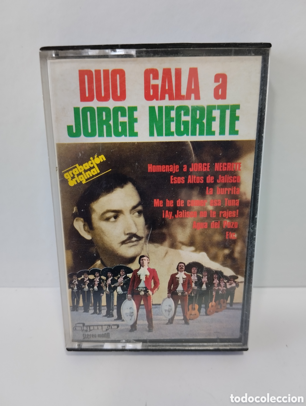 Casetes antiguos: CASSETTE DUO GALA A JORGE NEGRETE - Foto 1