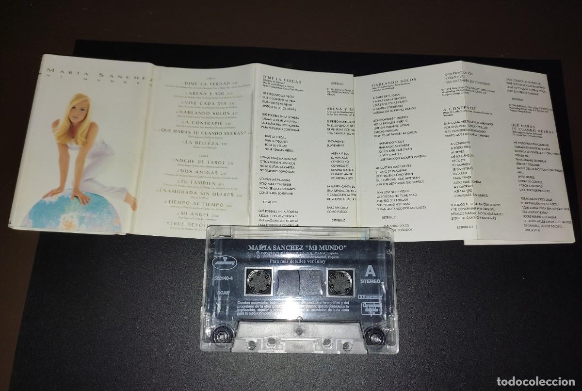 Casetes antiguos: CINTA CASSETTE MARTA SANCHEZ MI MUNDO - Foto 7