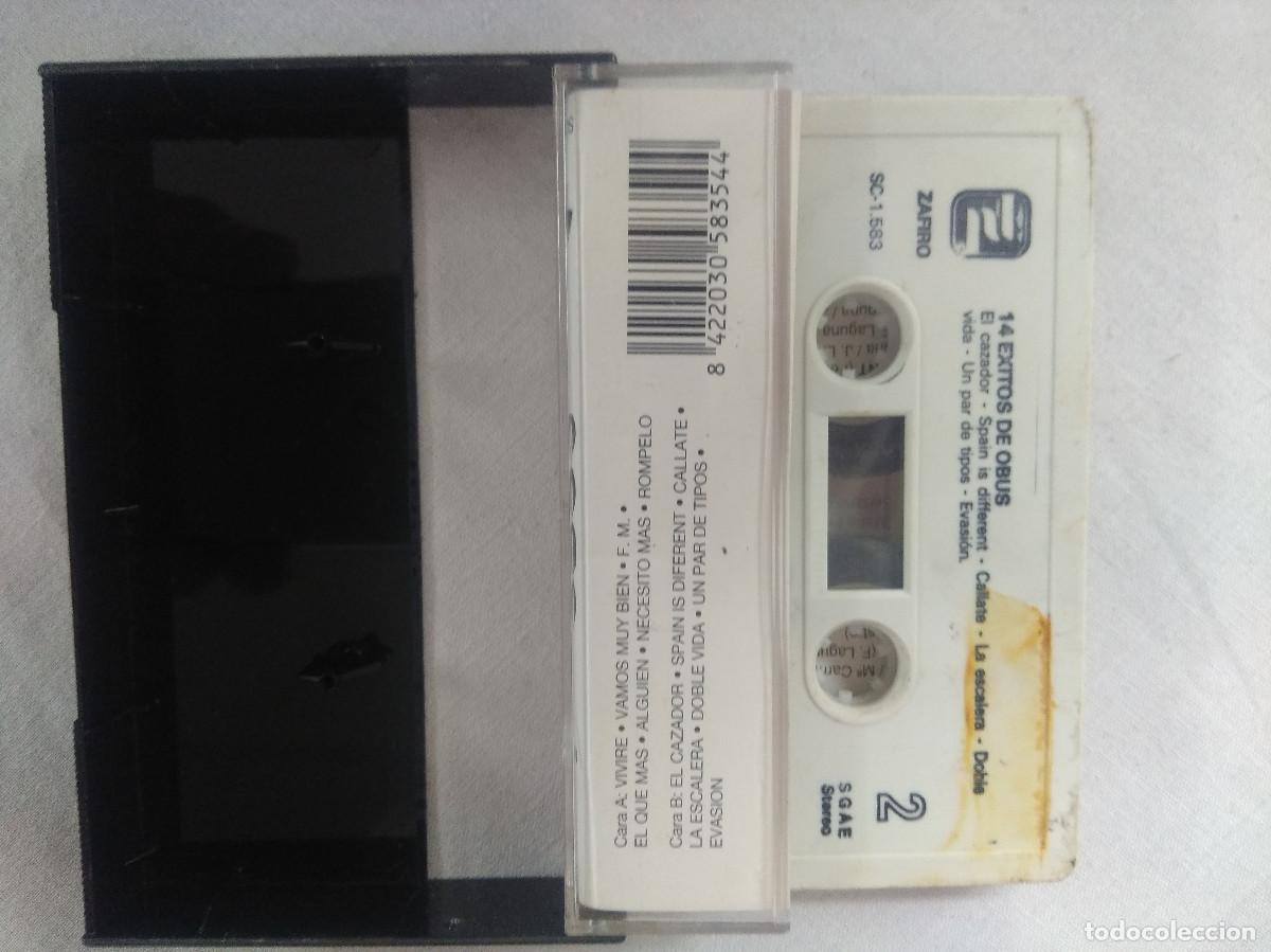 Casetes antiguos: OBUS/GRANDES 14 EXITOS/CASETE METAL. - Foto 2