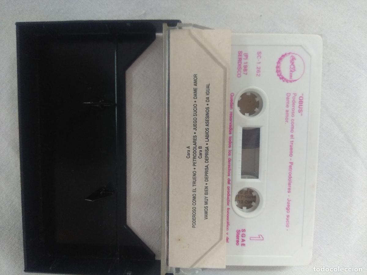 Casetes antiguos: OBUS/GRANDES EXITOS/CASETE METAL. - Foto 2