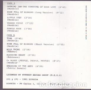 Casetes antiguos: JIMI HENDRIX THE LAST EXPERIENCE - Foto 2
