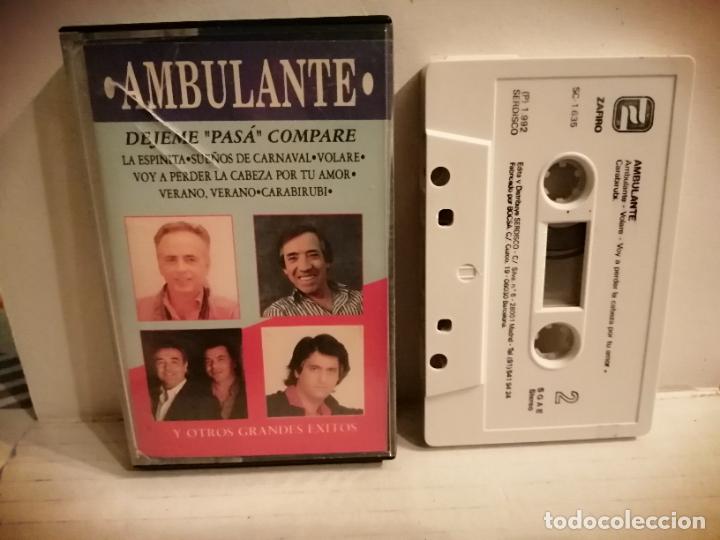 Cassette antiche: ANTIGUA CASETE CASSETTE AMBULANTE Y OTROS GRANDES EXITOS VER FOTOS