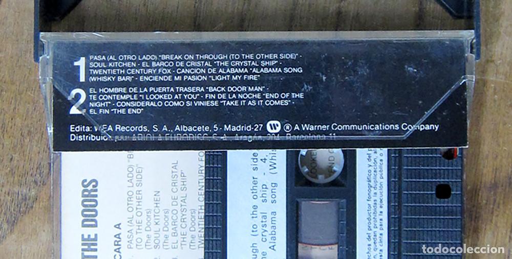 Casetes antiguos: THE DOORS (1974) - 1983 - THE END, LIGHT MY FIRE - Foto 3