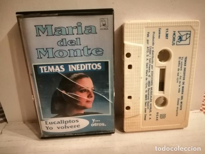 Casetes antiguos: ANTIGUA CASETE CASSETTE MARIA DEL MONTE TEMAS INEDITOS VER FOTOS