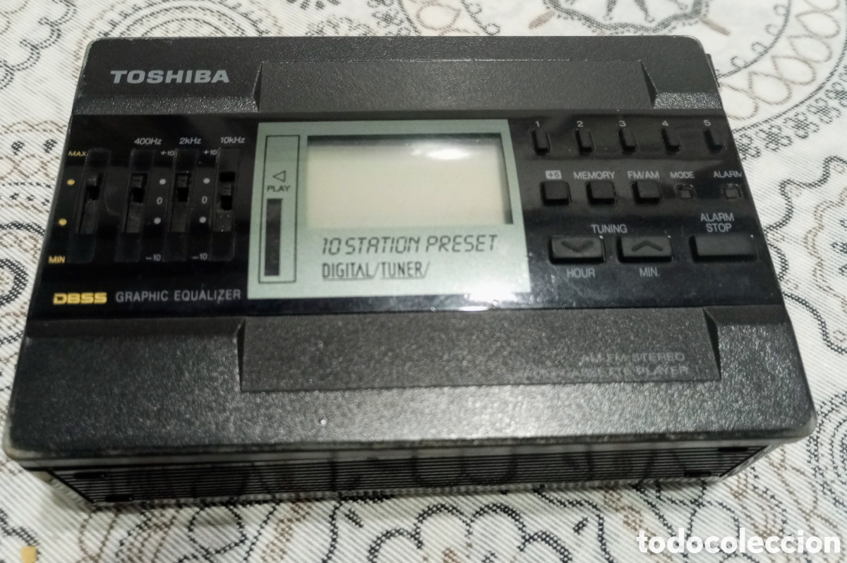 Casetes antiguos: Walkman Toshiba, lector de CD. - Foto 2