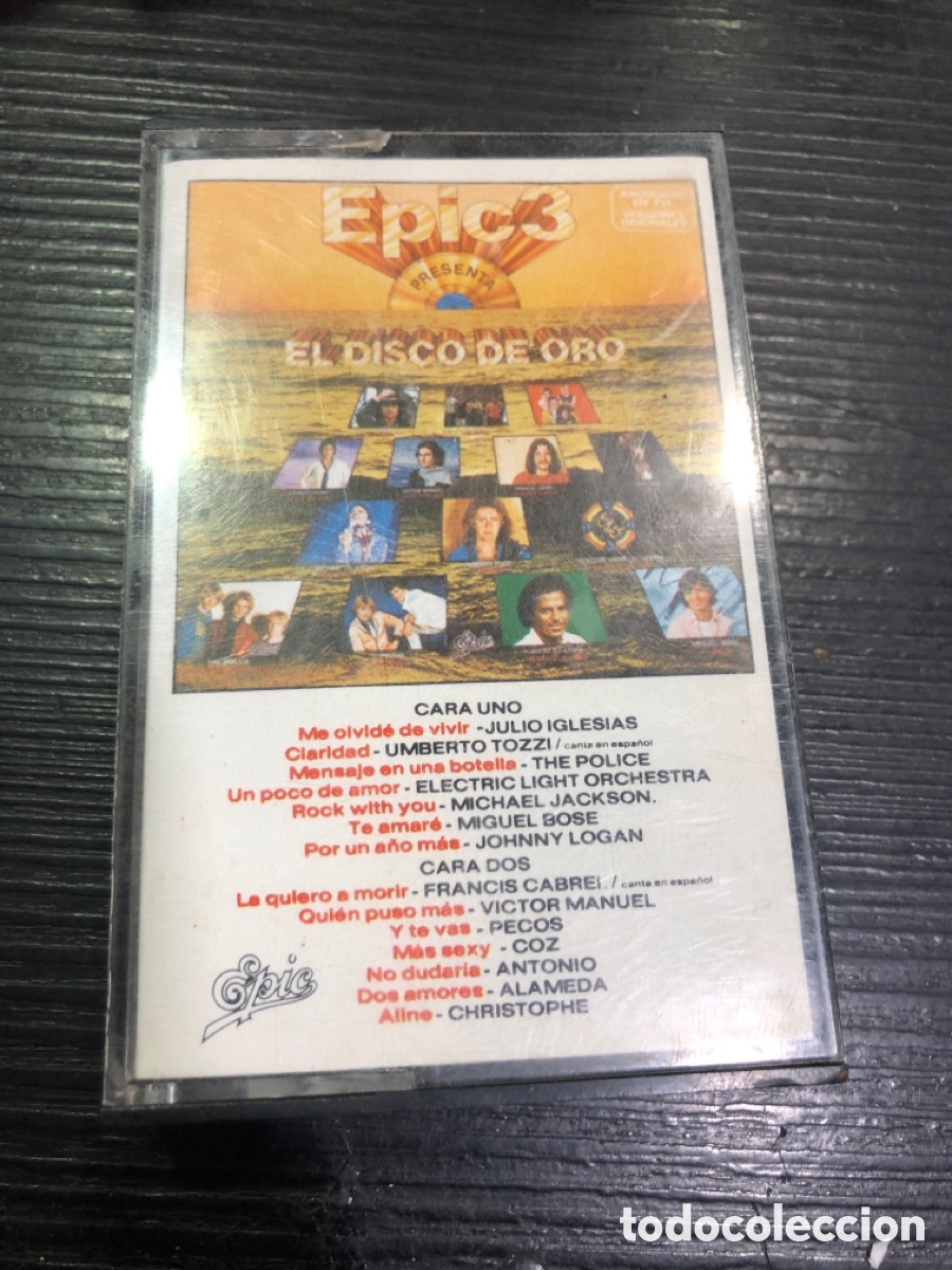 Casetes antiguos: Cinta cassette Epic 3, Disco de Oro (L91) - Foto 1