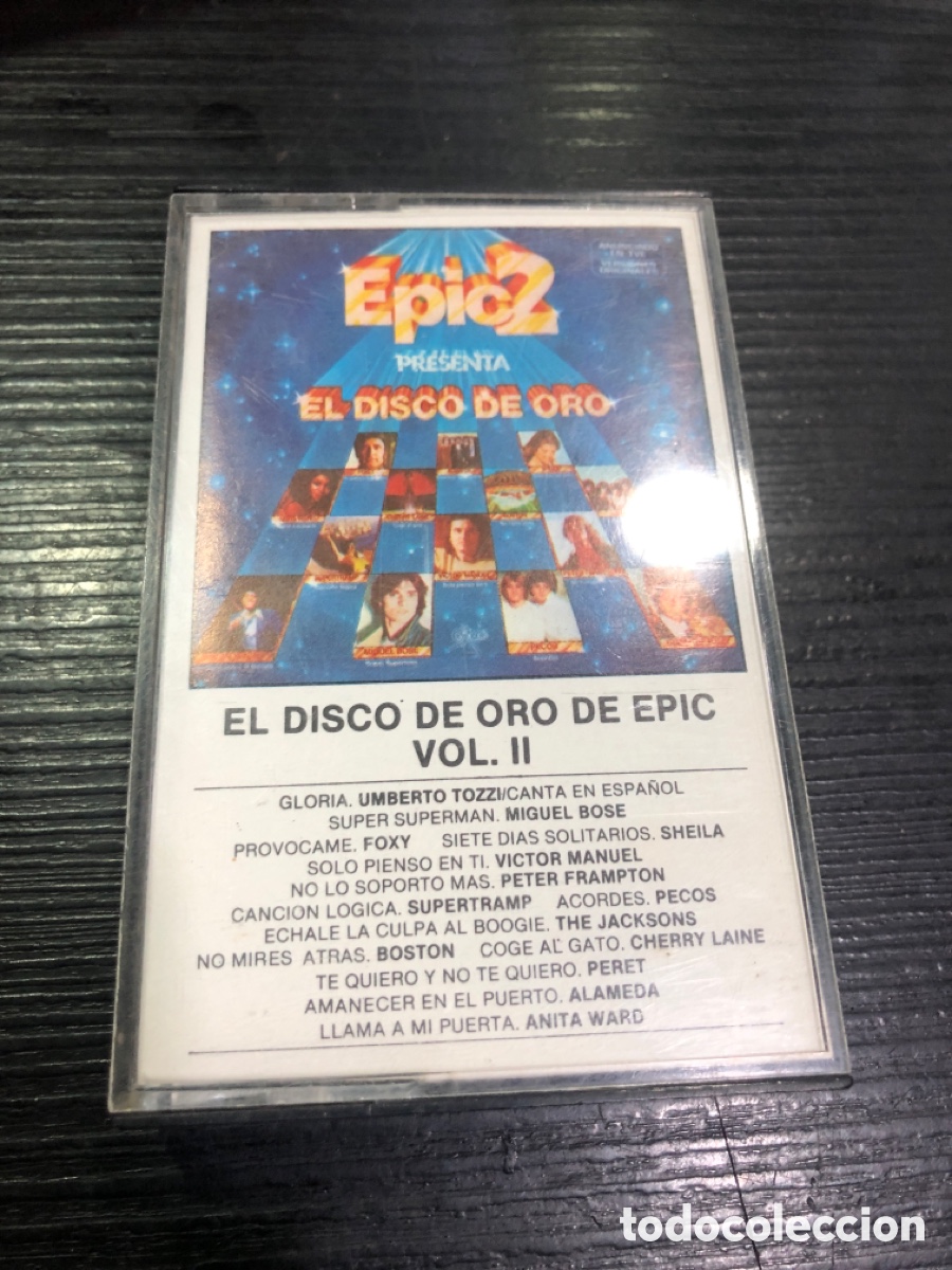 Casetes antiguos: Cinta cassette Epic 2, El disco de oro (L91) - Foto 1