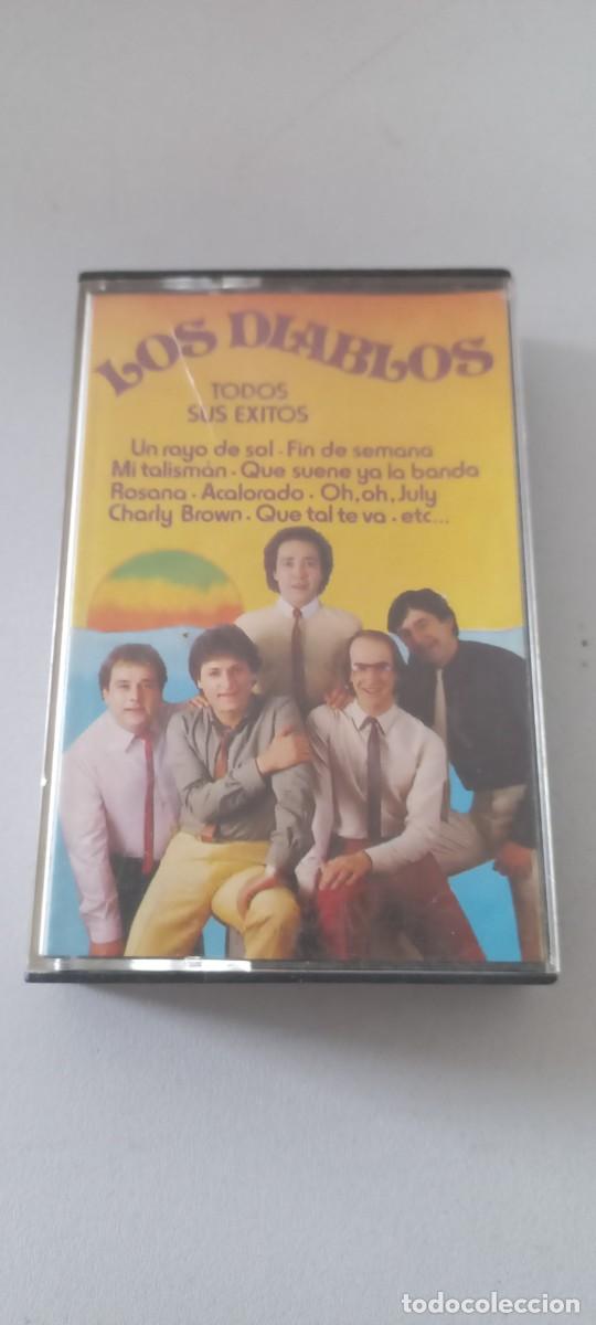 Casetes antiguos: Cinta casete Los diablos - Todos sus exitos - Foto 1