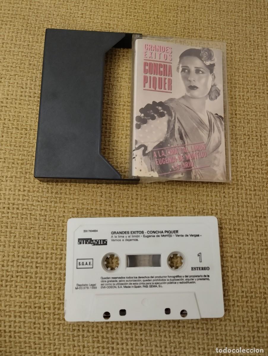Casetes antiguos: Cinta Cassette Concha Piquer. Grandes &Eacute;xitos. - Foto 2