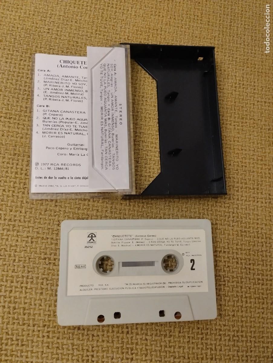 Casetes antiguos: Cinta Cassette. Chiquetete. - Foto 3