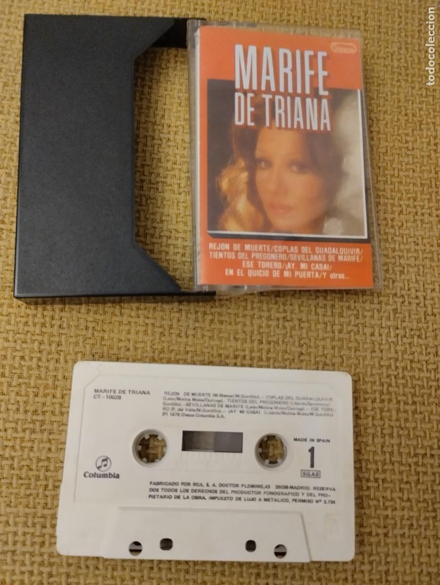 Casetes antiguos: Cinta Cassette. Marif&eacute; de Triana. - Foto 2
