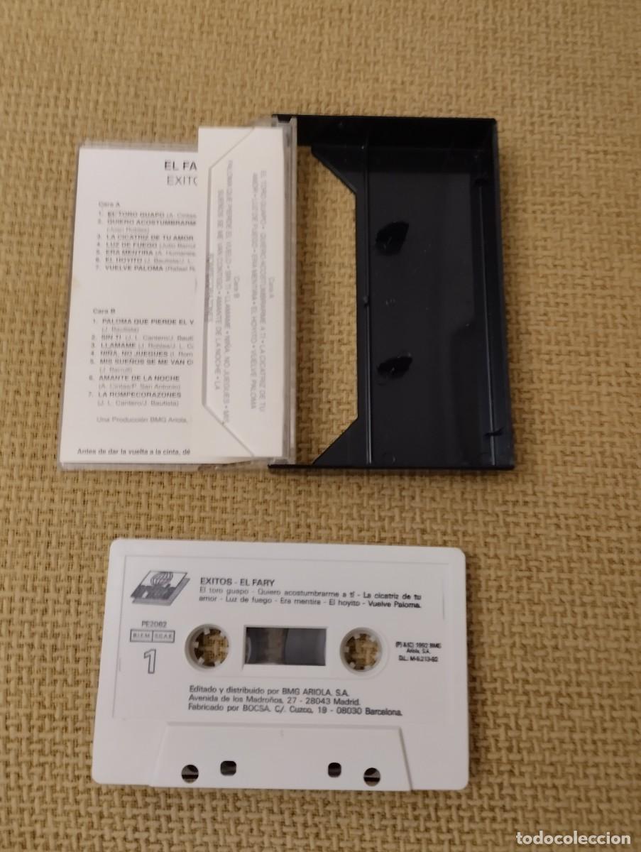 Casetes antiguos: Cinta Cassette. El Fary. &Eacute;xitos . - Foto 3
